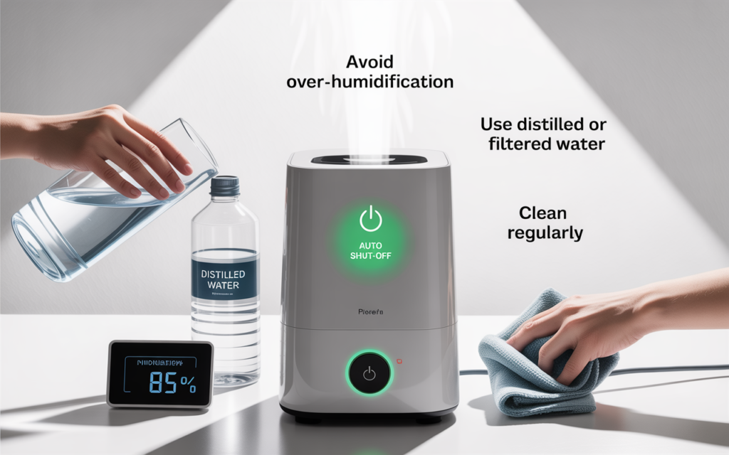 can you leave the humidifier on all night